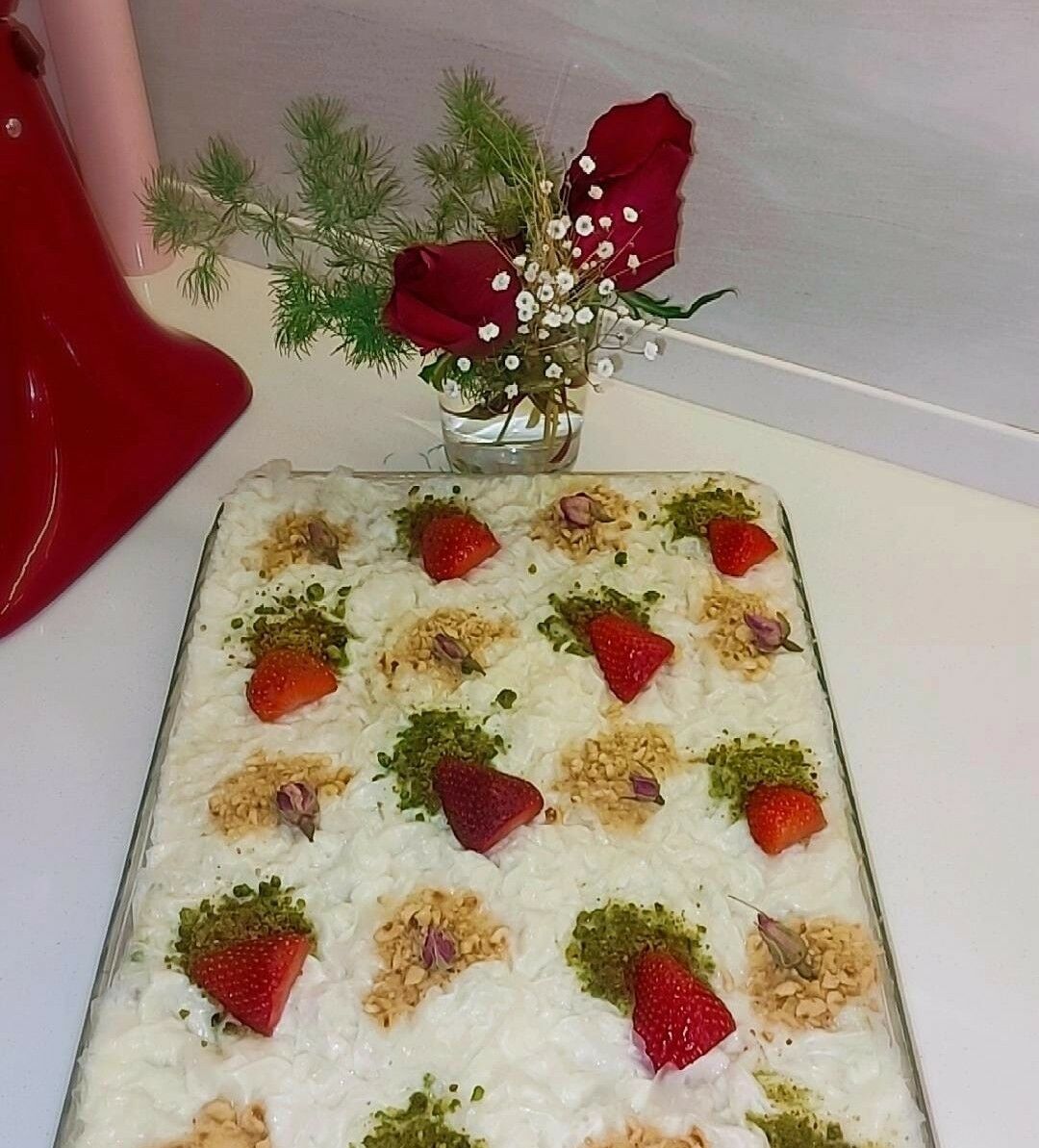 Krem Patiserili Güllaç 