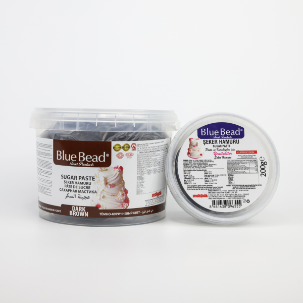 Blue Bead Koyu Kahverengi Şeker Hamuru  200 gr