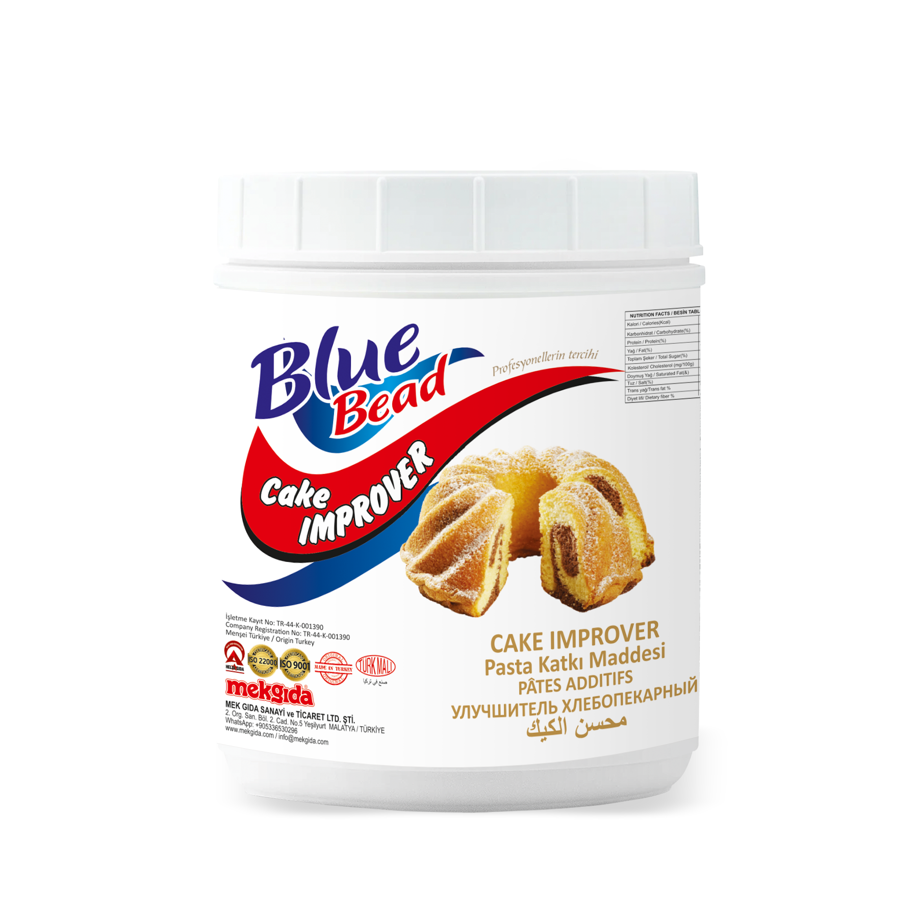 Blue Bead Pasta Katkı Maddesi 900 GR