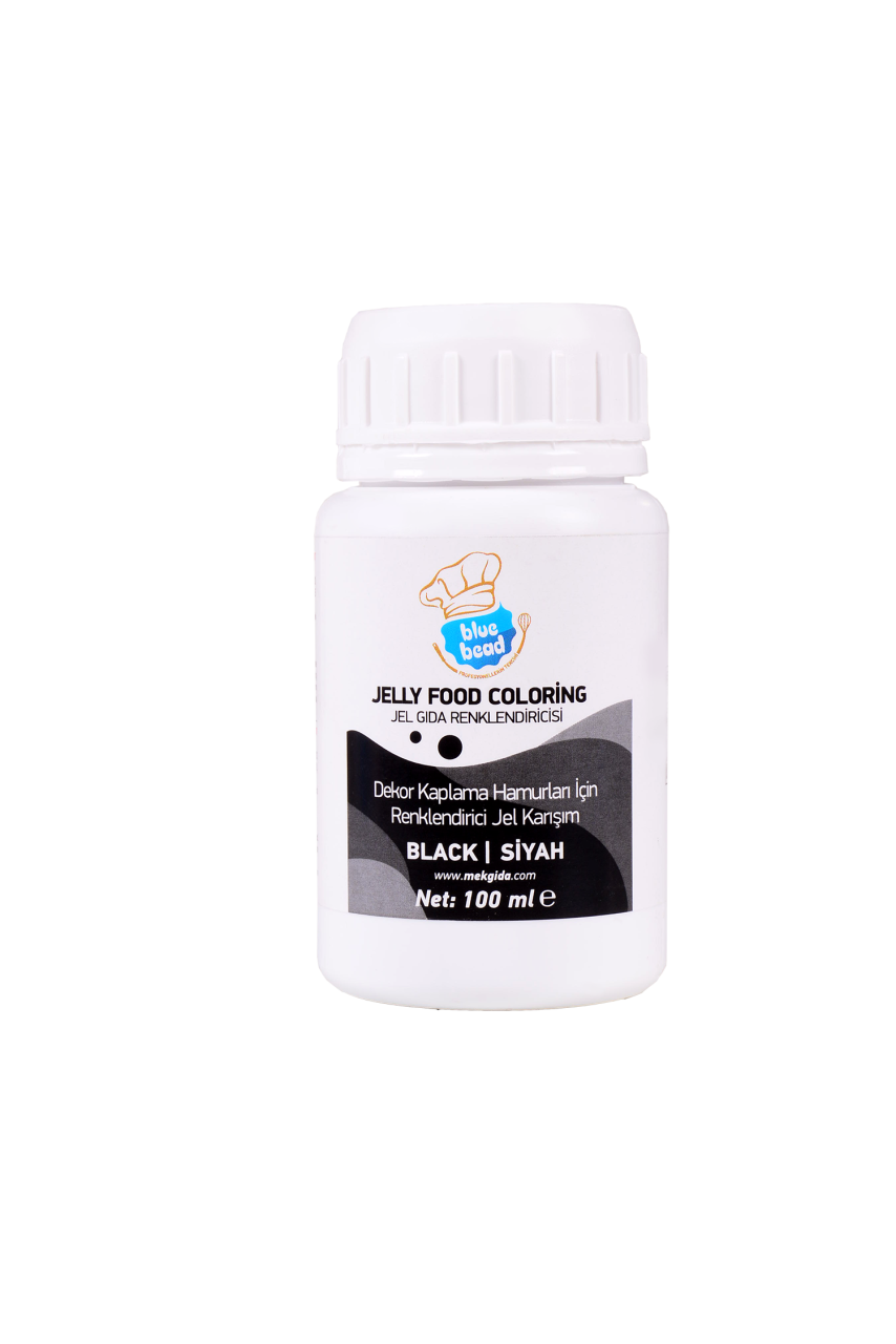 Blue Bead Siyah Jel Gıda Boyası  100 ml