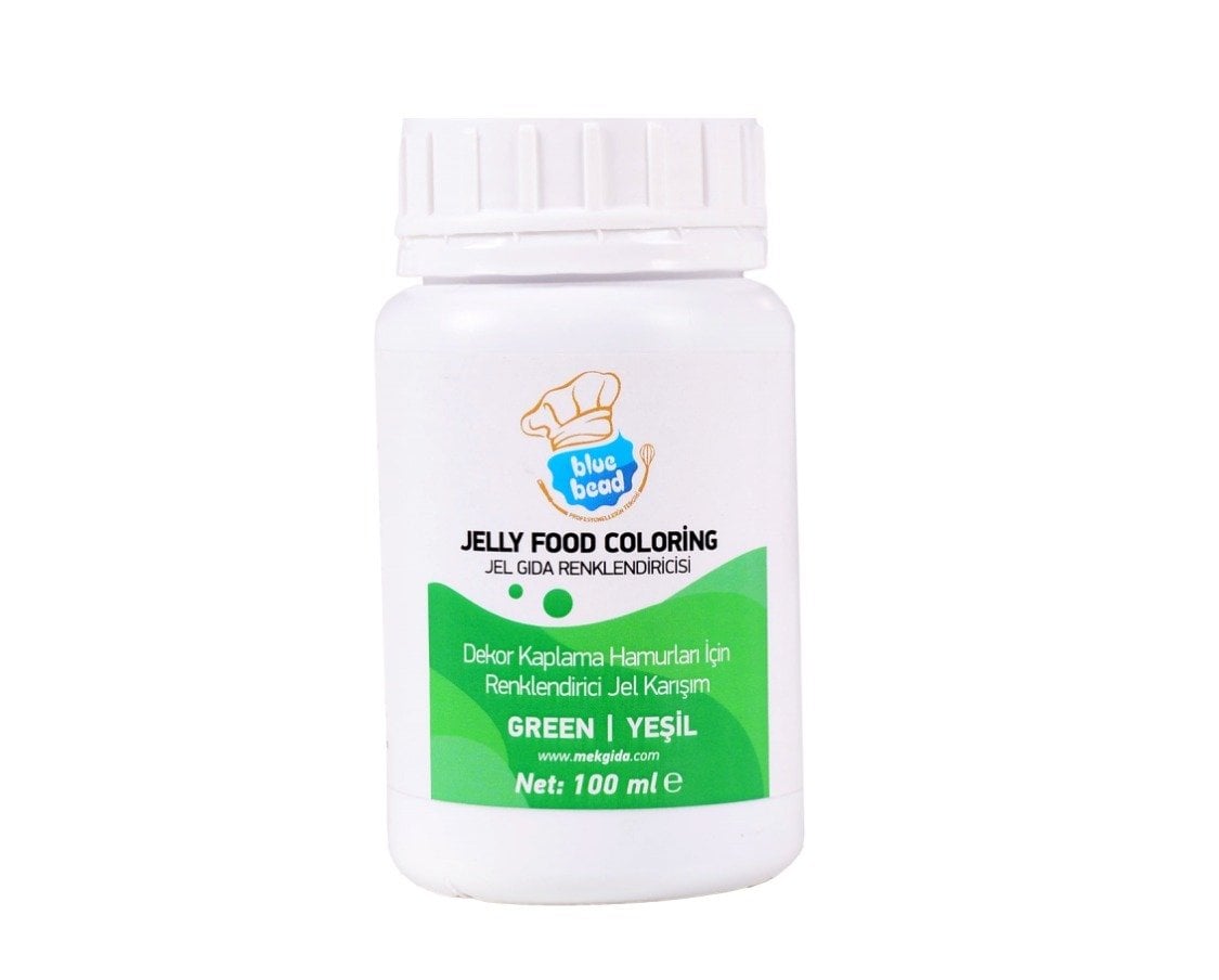 Blue Bead Yeşil Jel Gıda Boyası 100 ml