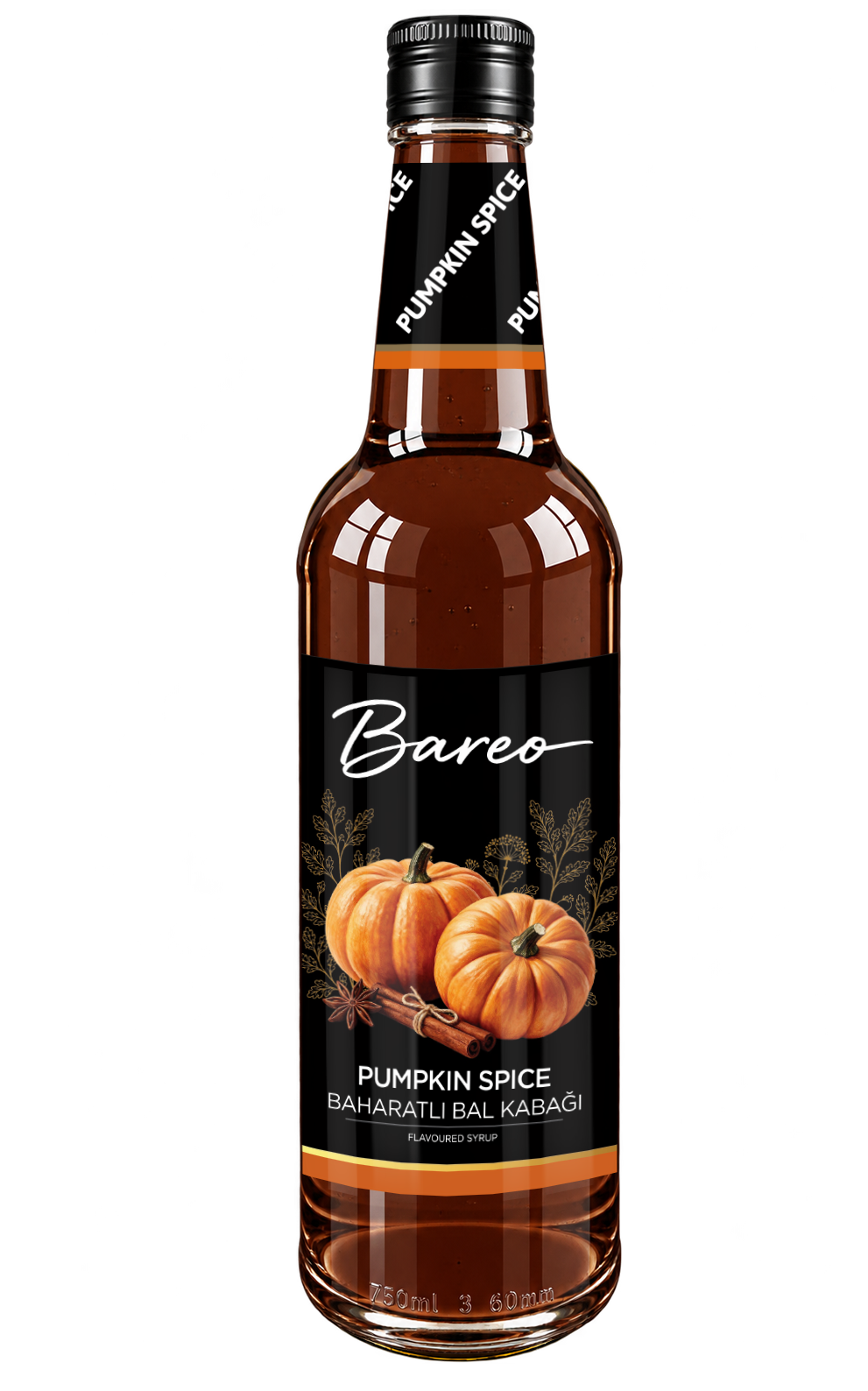 Bareo Baharatlı Bal Kabağı Aromalı Şurup 750 ML