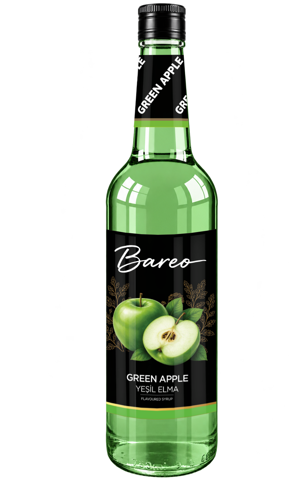 Bareo Yeşil Elma Aromalı Şurup 750 Ml