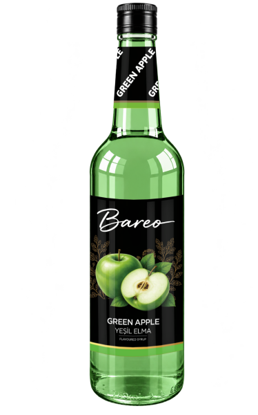 Bareo Yeşil Elma Aromalı Şurup 750 Ml