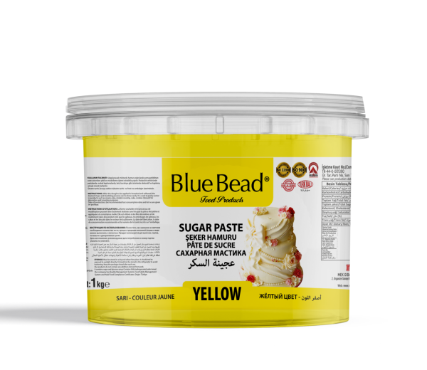 Blue Bead Sarı Şeker Hamuru  1KG