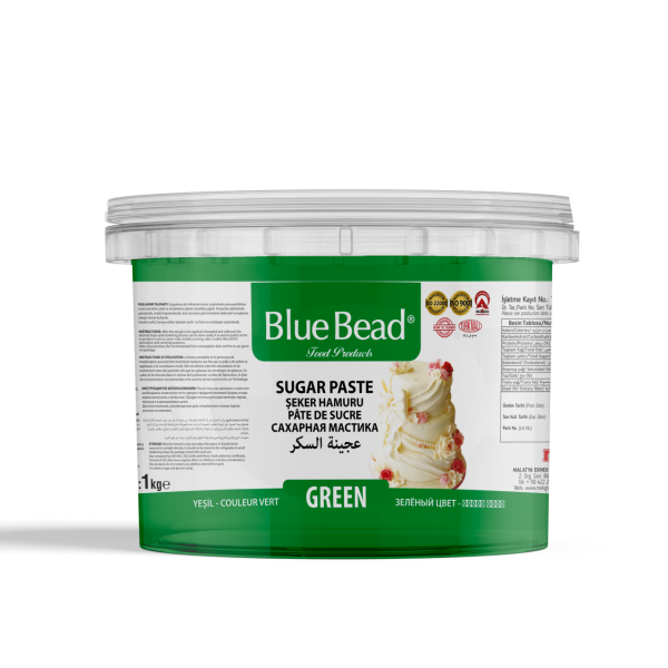Blue Bead Yeşil Şeker Hamuru 1 KG