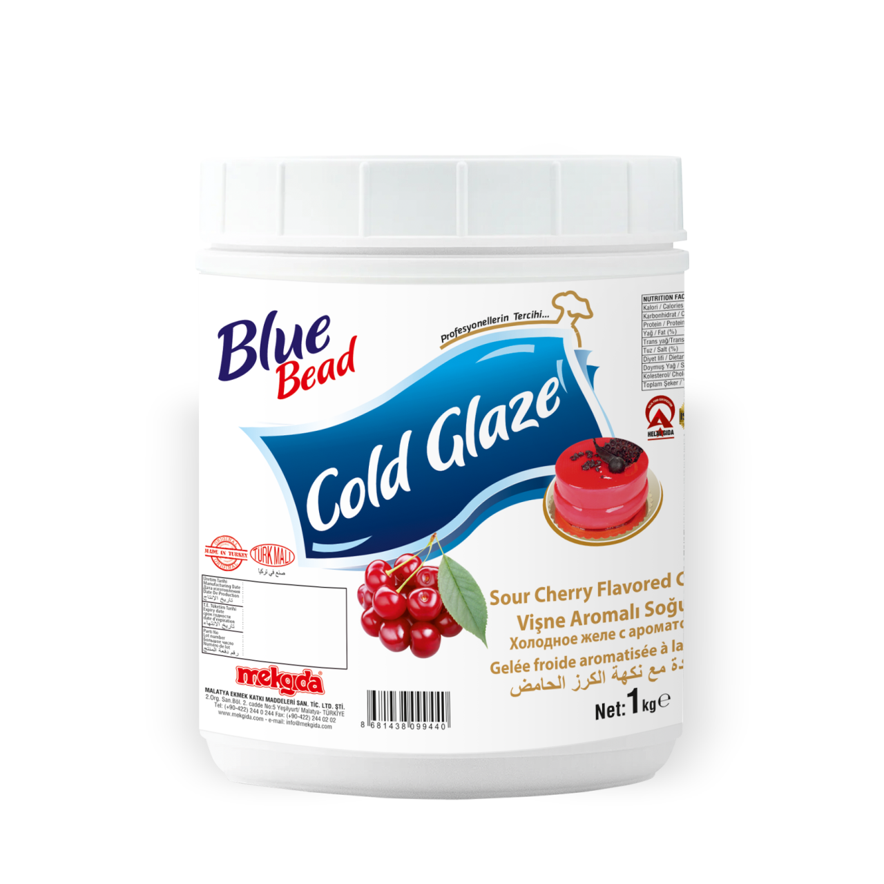 Blue Bead Vişneli Pasta Jölesi  1 KG